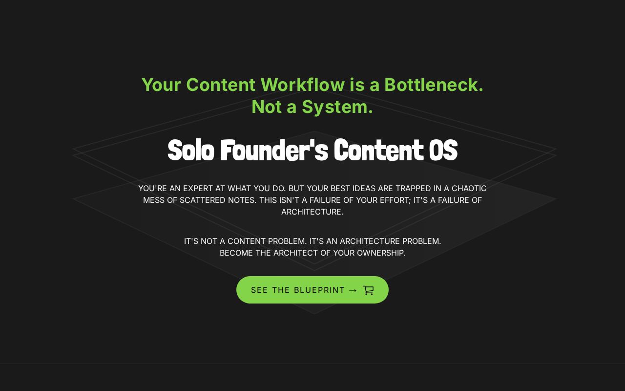 配图 - Solo Founder's Content OS:专为内容架构师打造的 Notion 操作系统