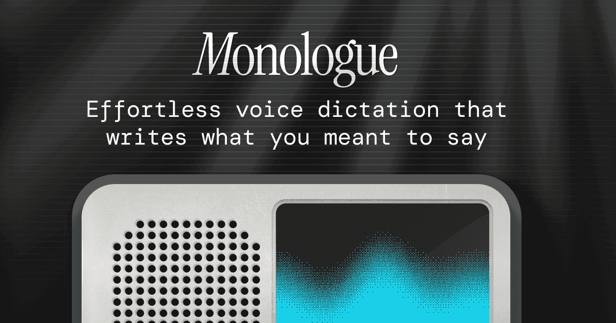 配图 - Monologue：智能语音输入工具，工作效率提升三倍