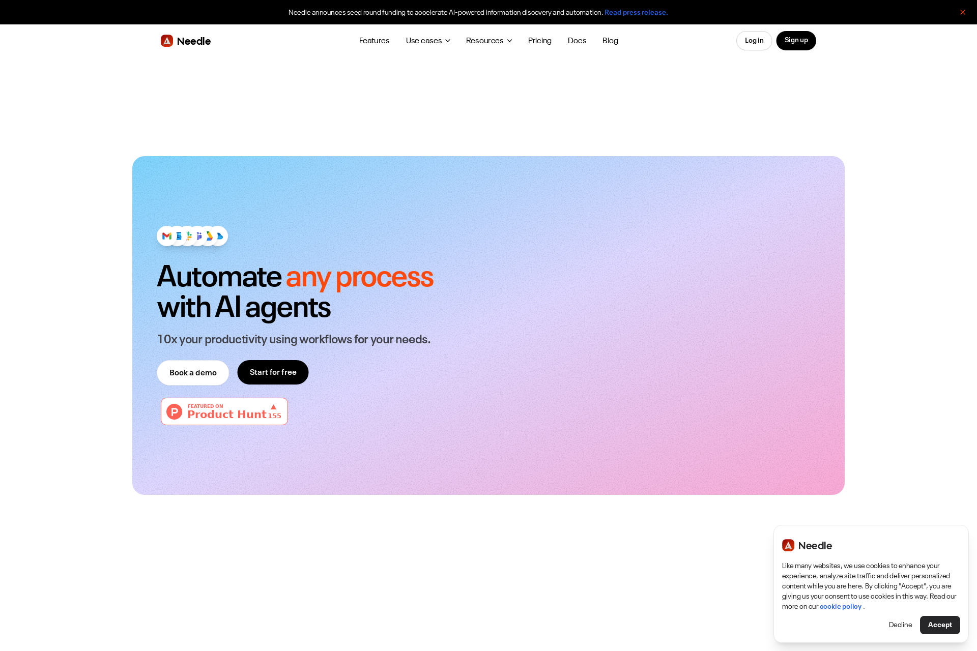 配图 - Needle：用 AI 代理自动化任何流程的效率工具