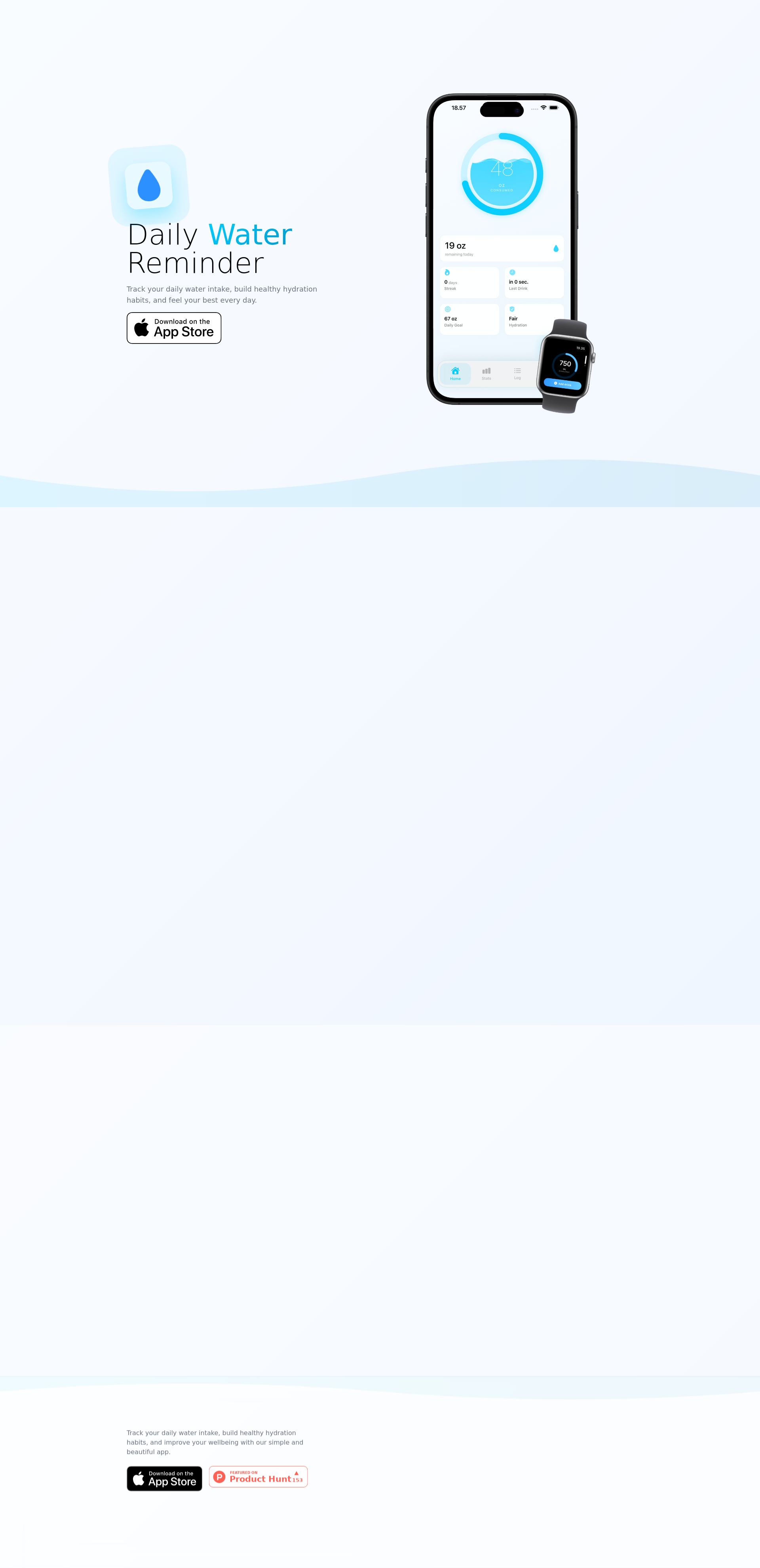 配图 - Daily Water Reminder：iOS 与 watchOS 智能饮水追踪应用