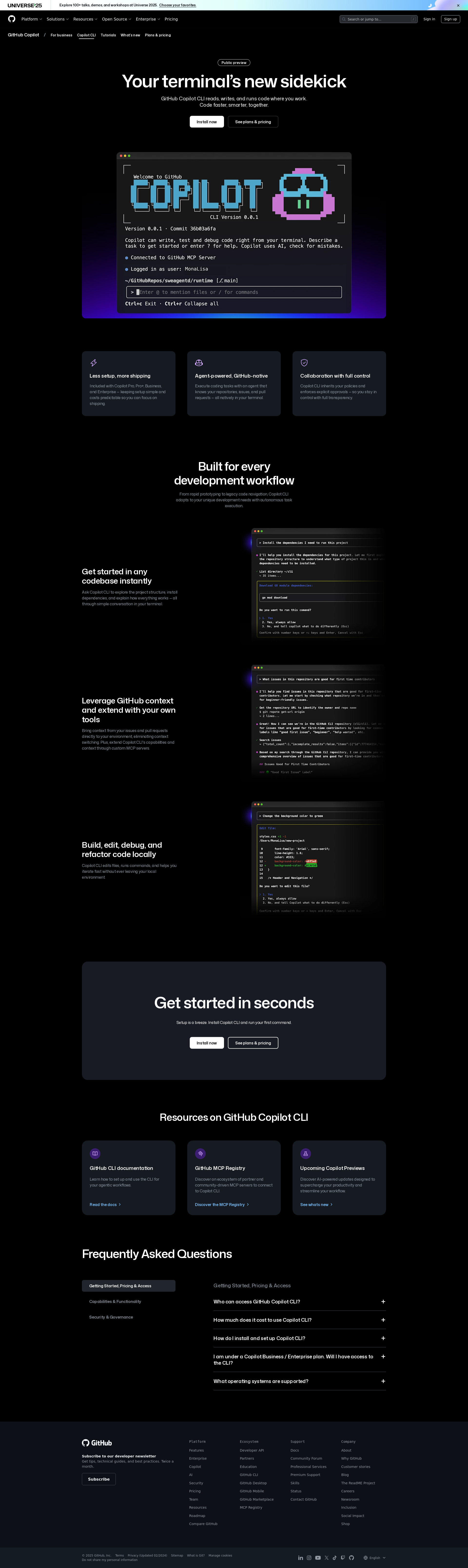 配图 - GitHub Copilot CLI：终端中的 AI 编程助手