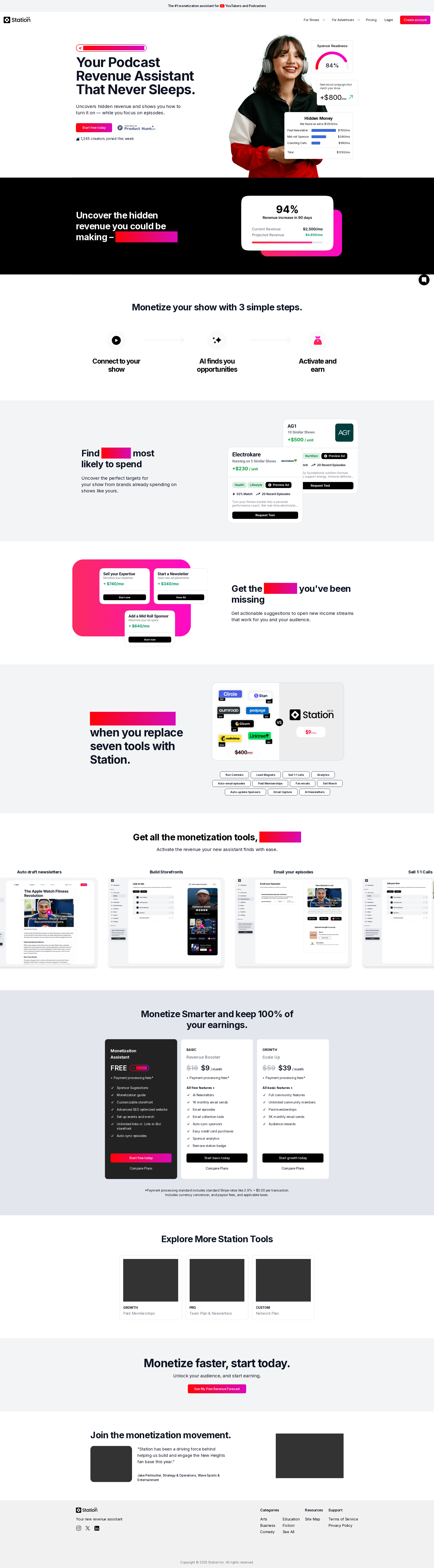 配图 - Station：AI创作者收入助手，帮你找到赞助商