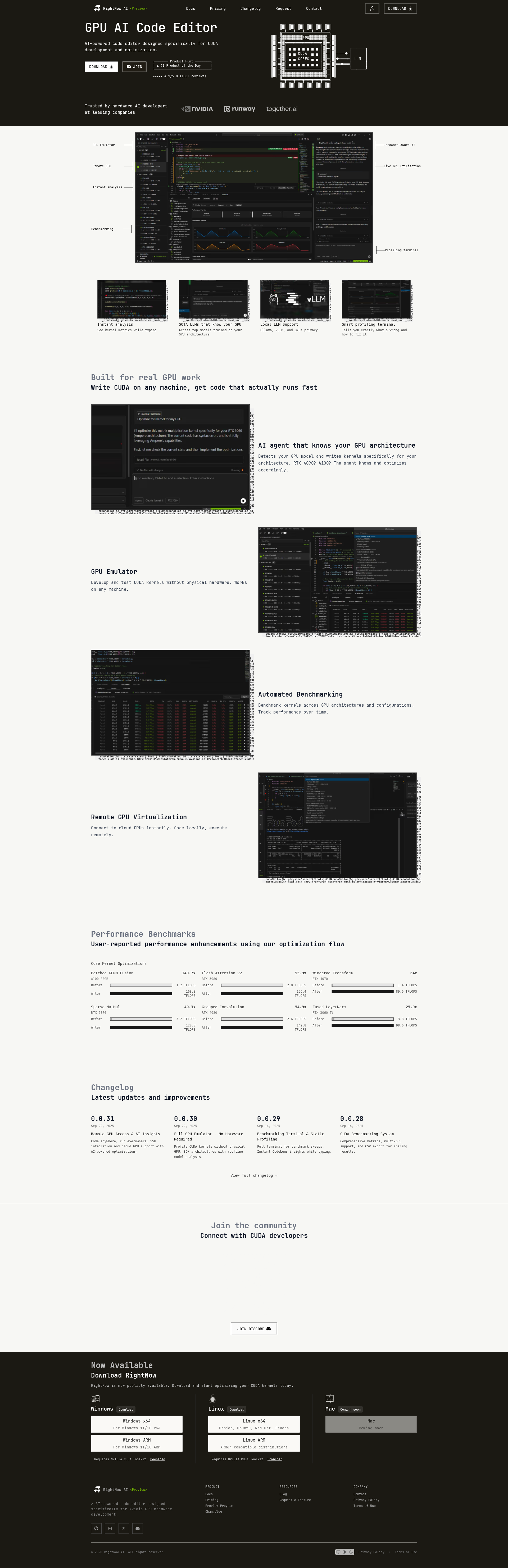 配图 - RightNow AI Code Editor：首个原生 GPU 代码编辑器