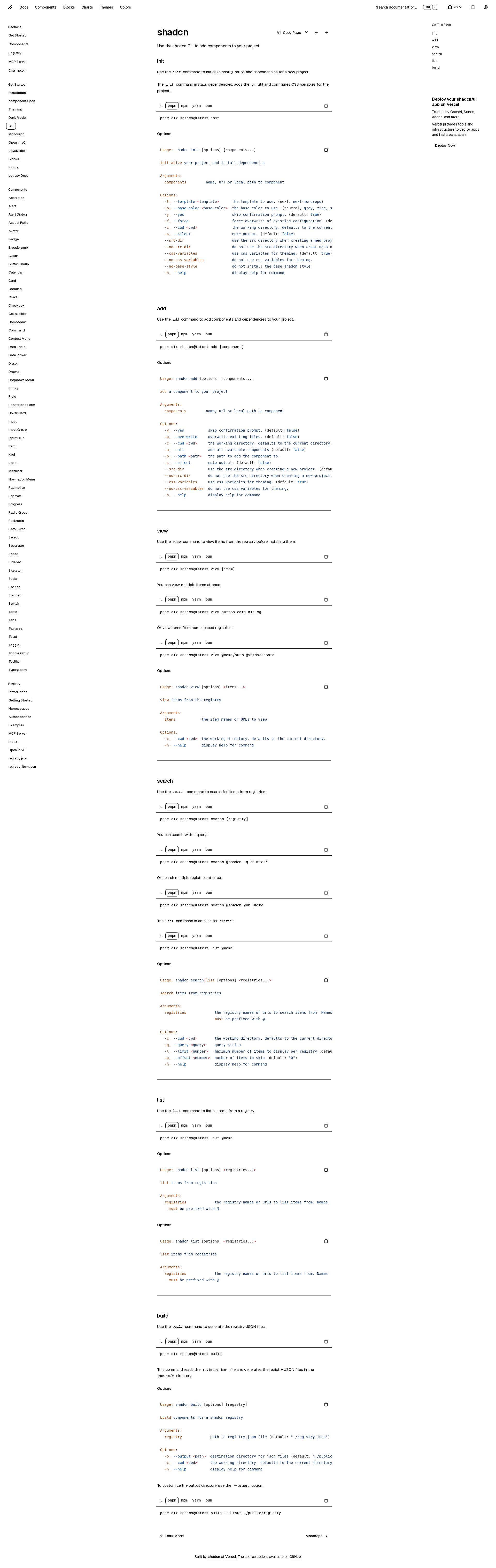 配图 - shadcn CLI 3.0 和 MCP Server：一键添加精美 UI 组件的开发工具
