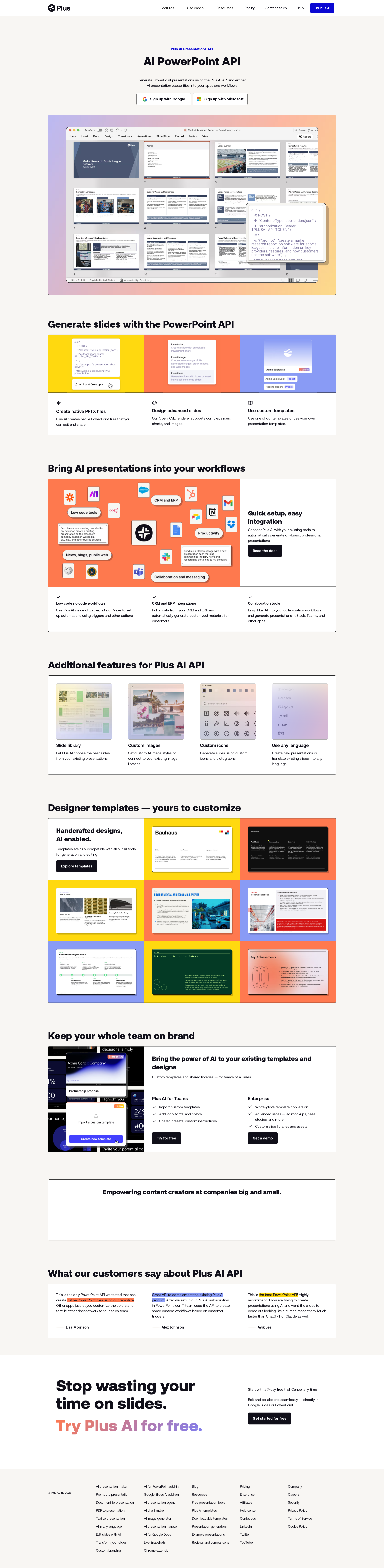配图 - Plus AI Presentations API:通过 API 生成专业演示文稿
