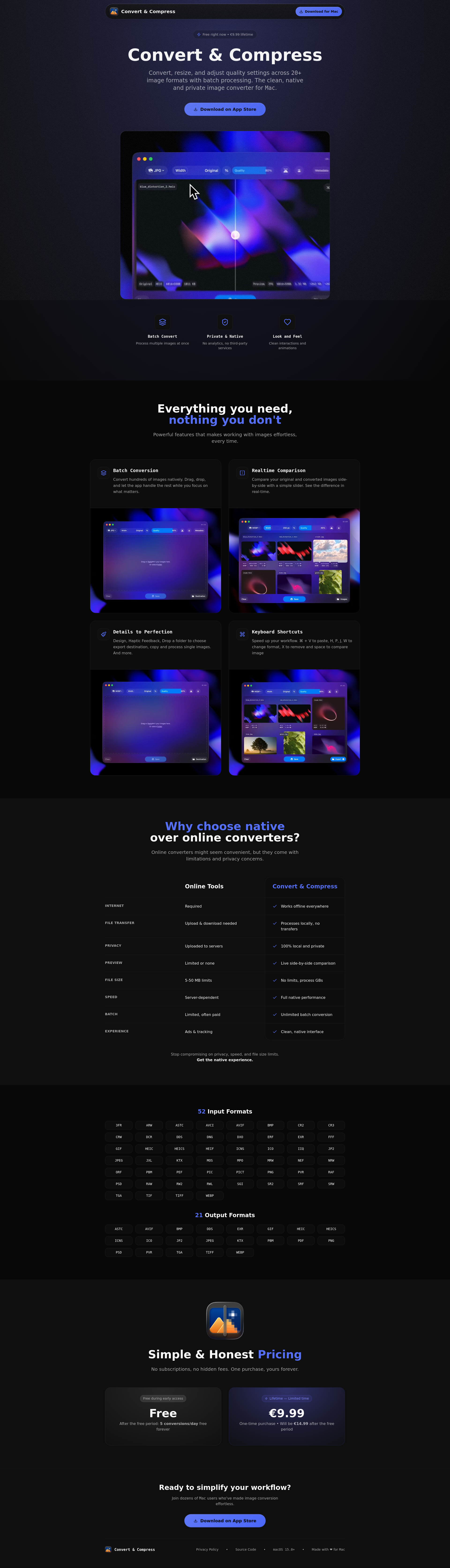 配图 - Convert & Compress：Mac 原生图像处理工具