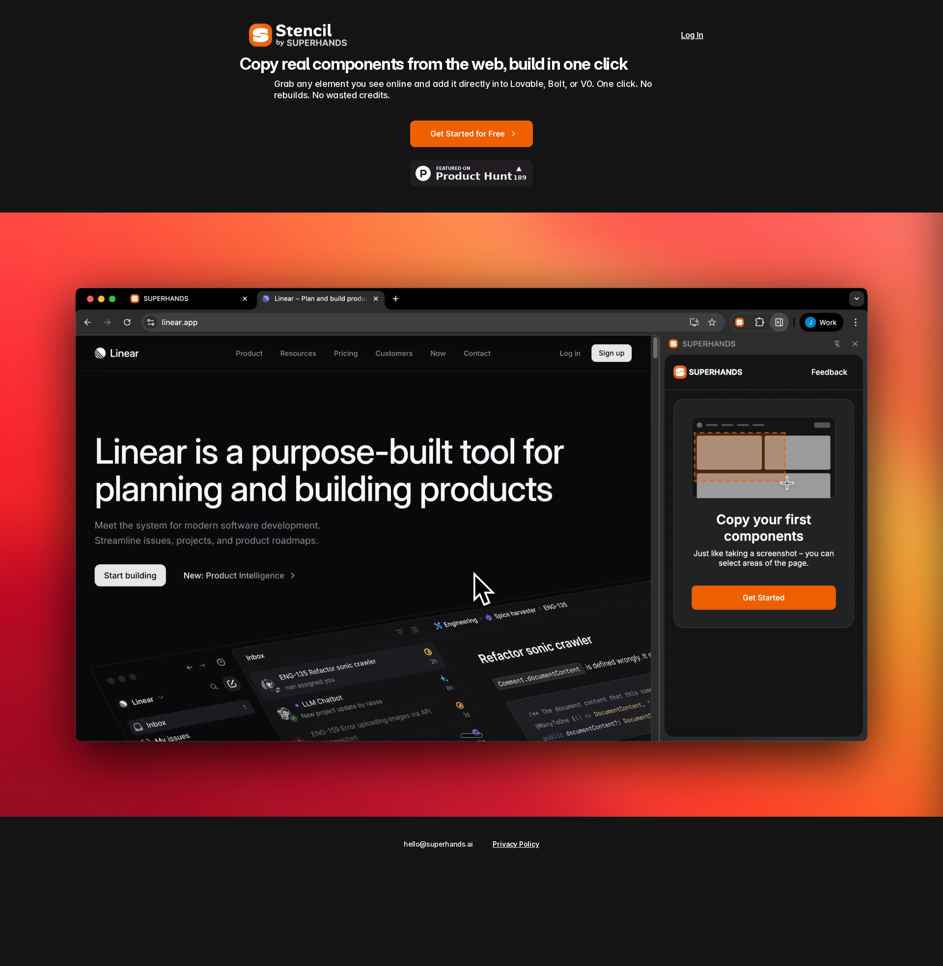 配图 - Stencil by SUPERHANDS:网页组件一键复制到原型工具