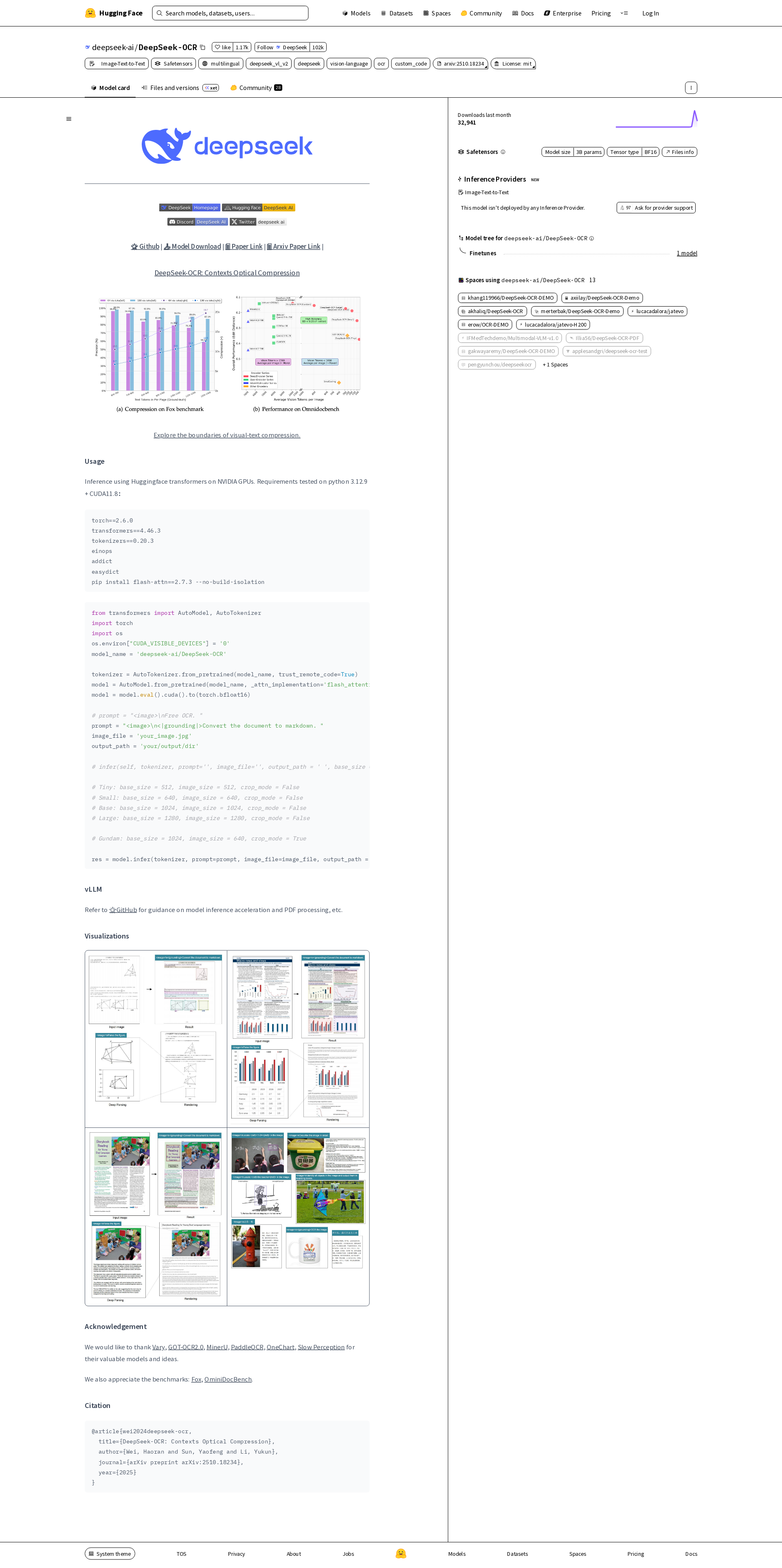 配图 - DeepSeek-OCR：视觉压缩与智能文档识别模型
