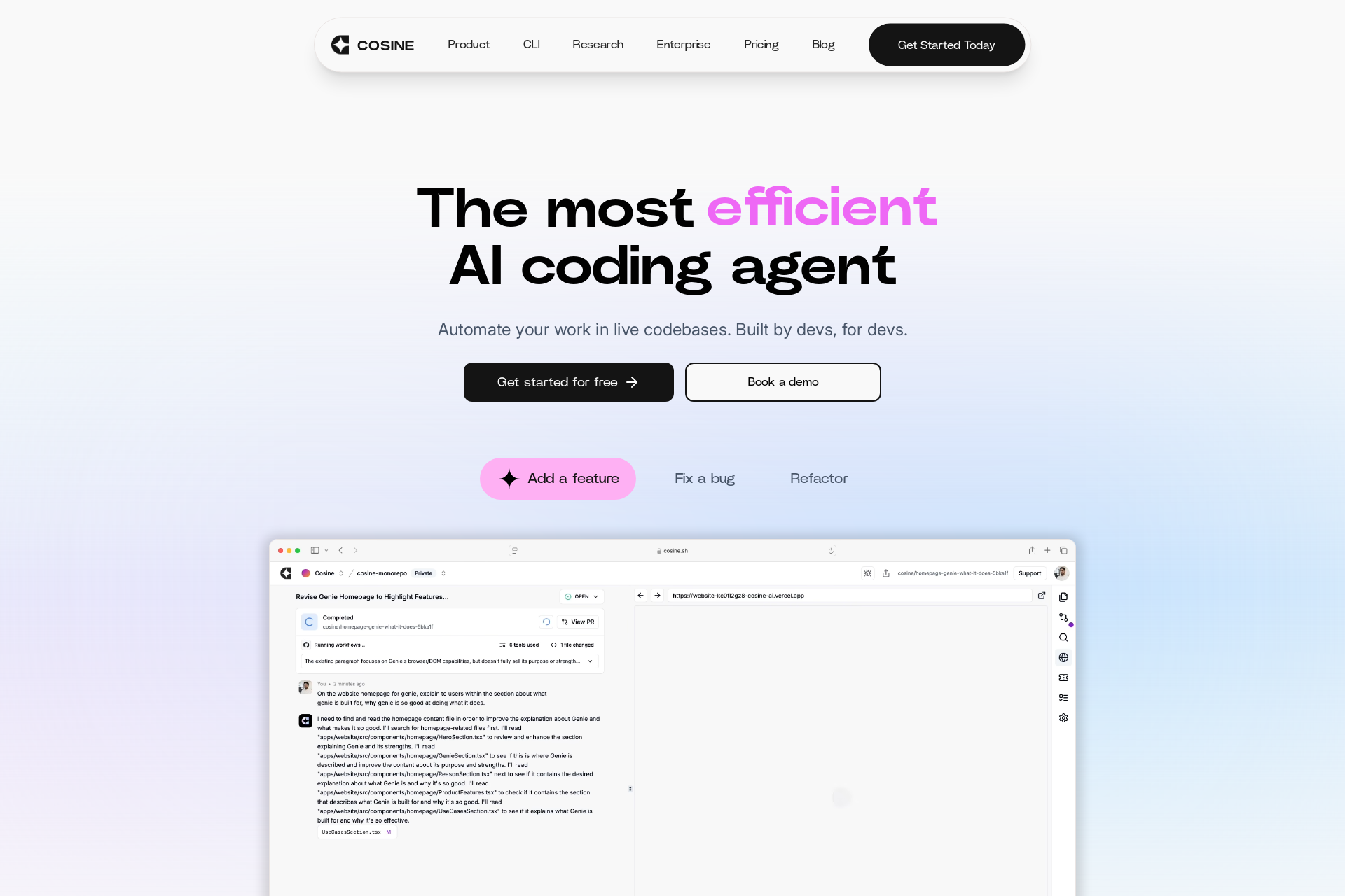 配图 - Cosine VS Code 扩展:编辑器中的 AI 编程伙伴