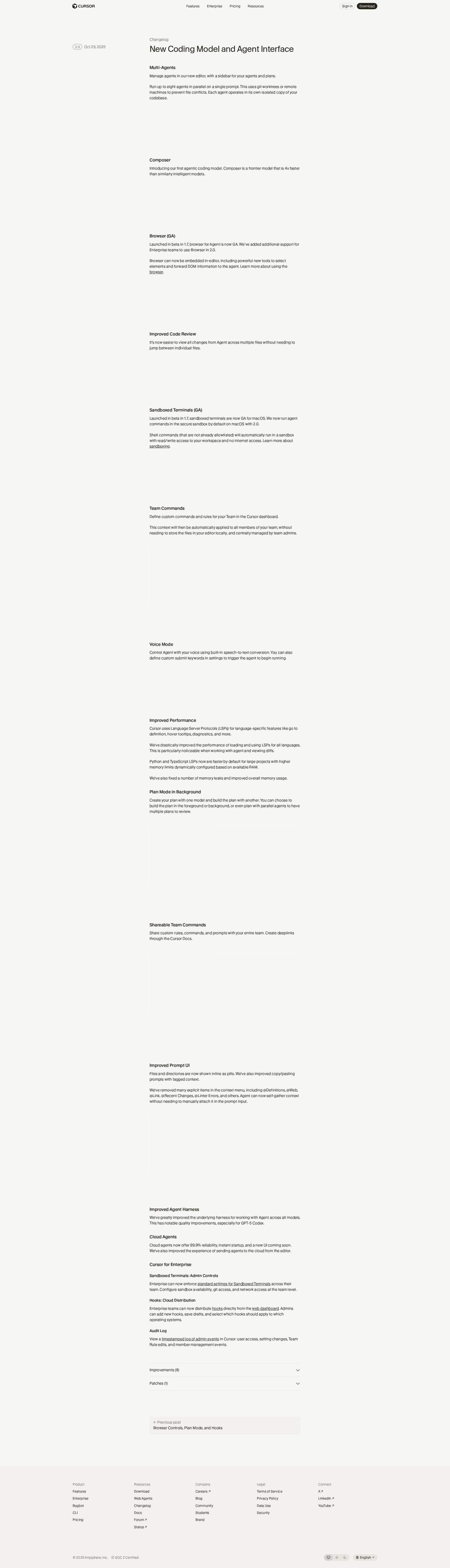 配图 - Cursor 2.0：首款编码模型与多代理并行界面的重大更新