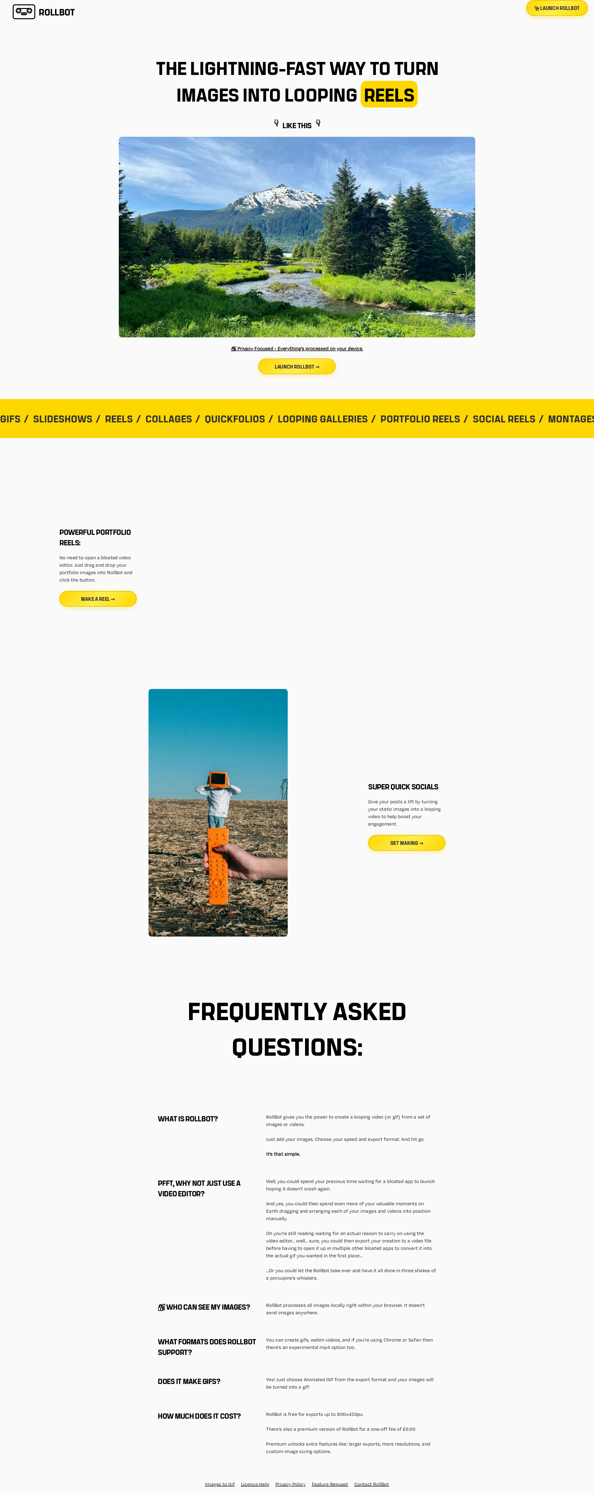 配图 - RollBot：快速且私密的图片转 GIF 与视频工具