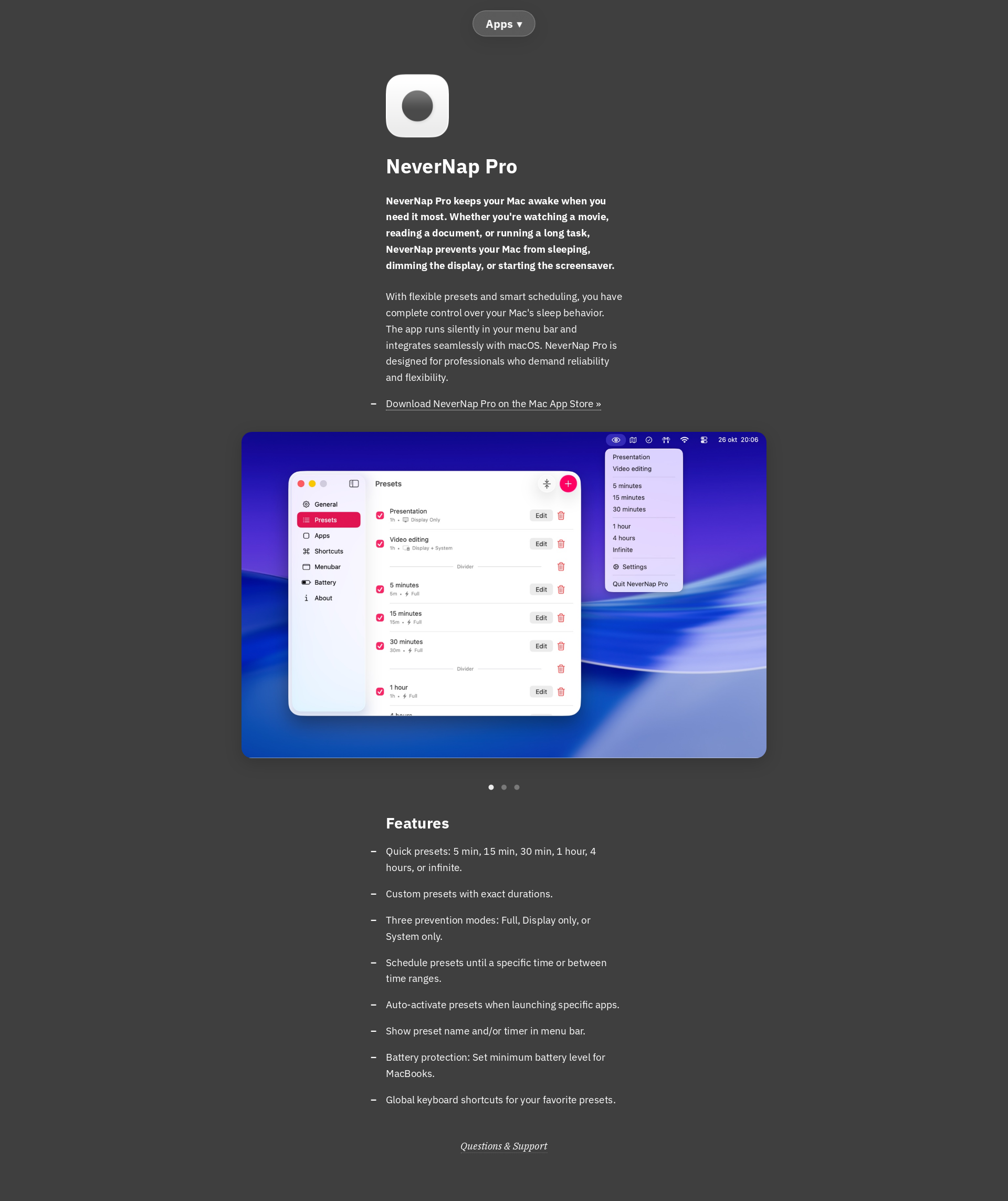 配图 - NeverNap Pro：让 Mac 保持清醒的专业工具