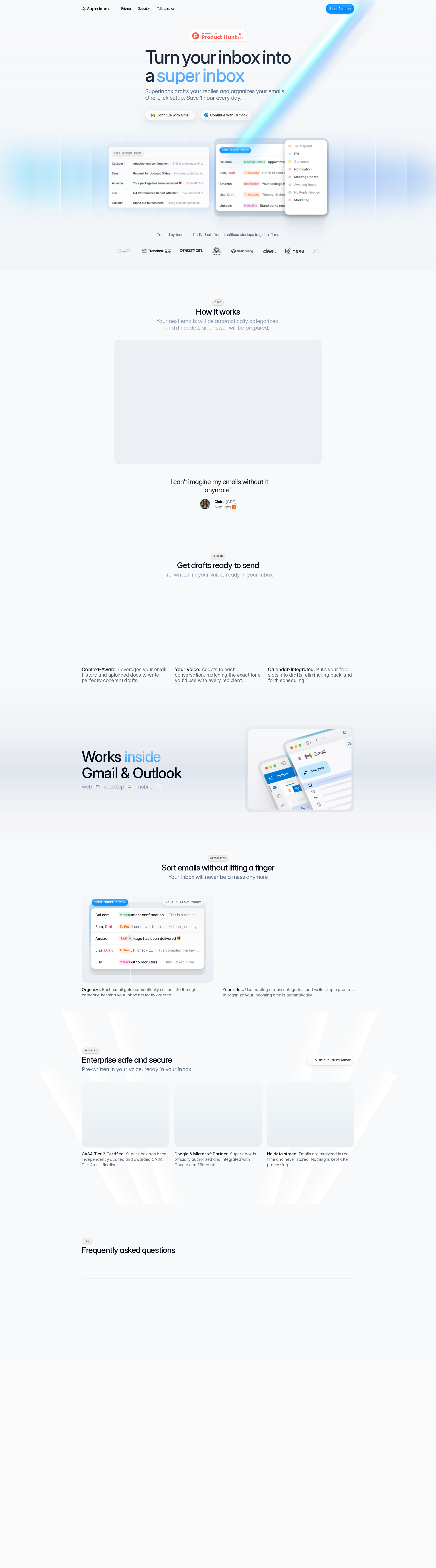 配图 - Superinbox：AI 智能邮件助手，让 Gmail/Outlook 收件箱焕然一新