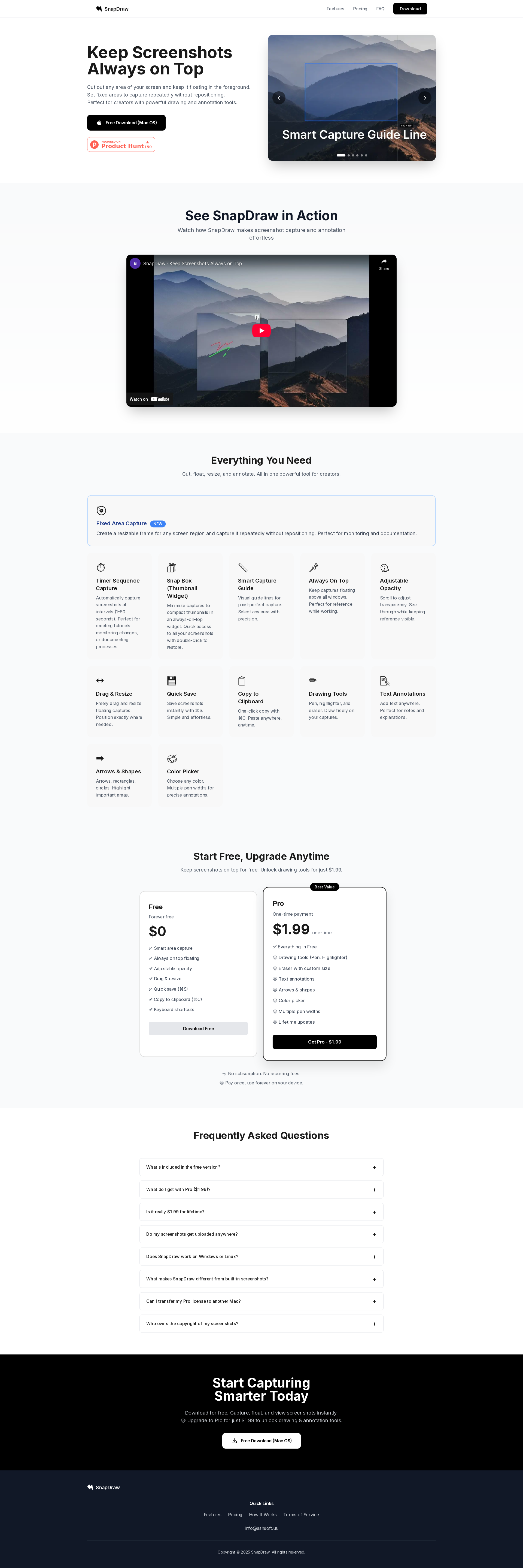 配图 - SnapDraw:让截图始终置顶的创作者工具