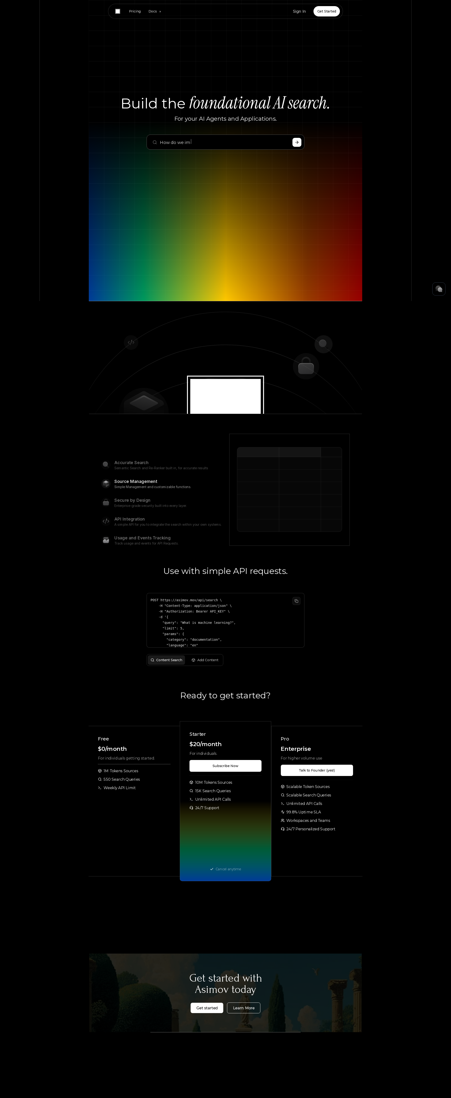 配图 - Asimov:AI 代理的统一向量搜索平台