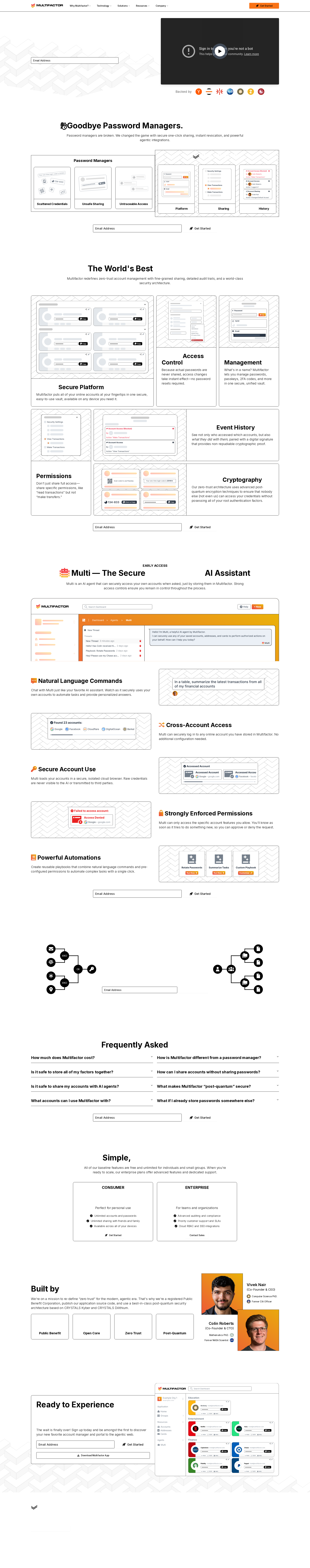 配图 - Multifactor:面向人类与AI的安全密码共享管理器