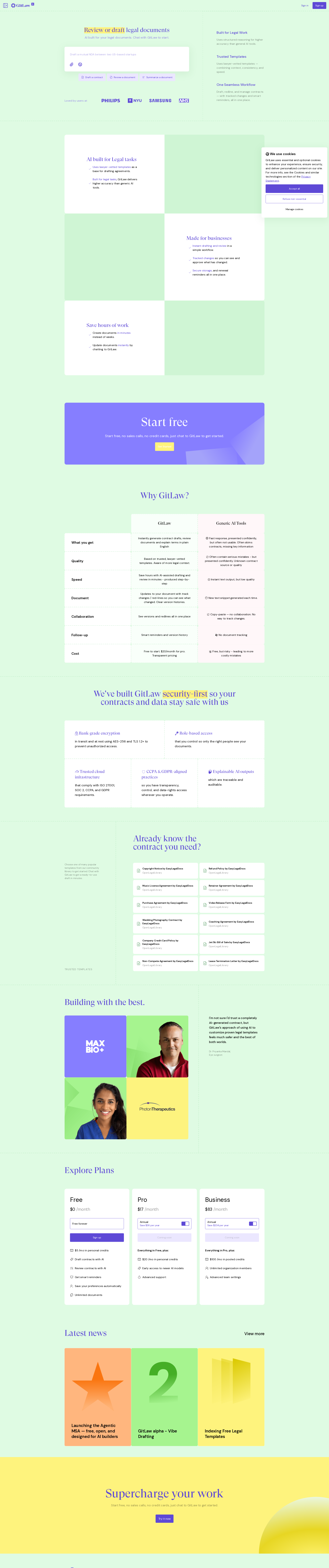 配图 - GitLaw Agent:免费 AI 法律文档起草与审阅工具