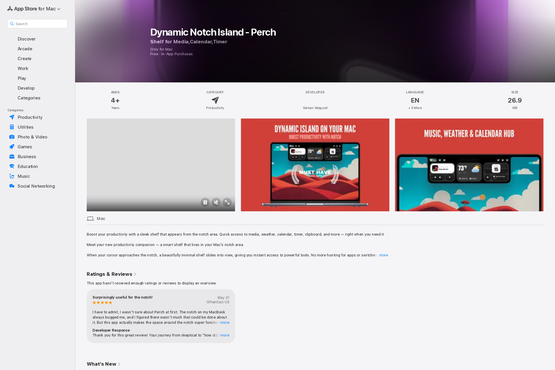 配图 - Perch:将 Mac 刘海变身为动态生产力中心