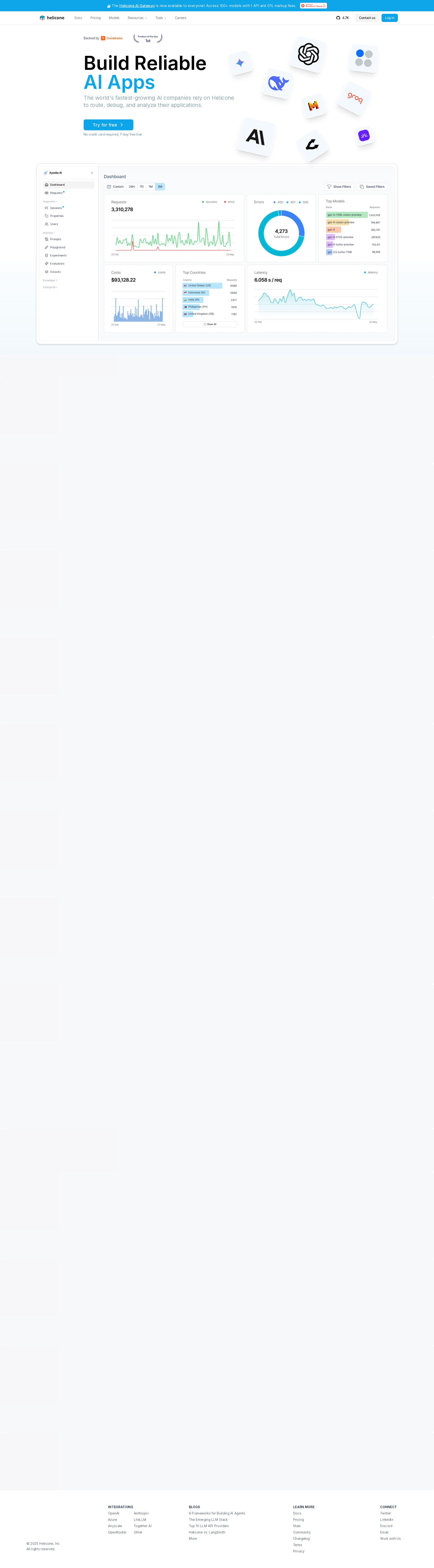 配图 - Helicone.ai:开源AI网关,简化多模型管理与观测
