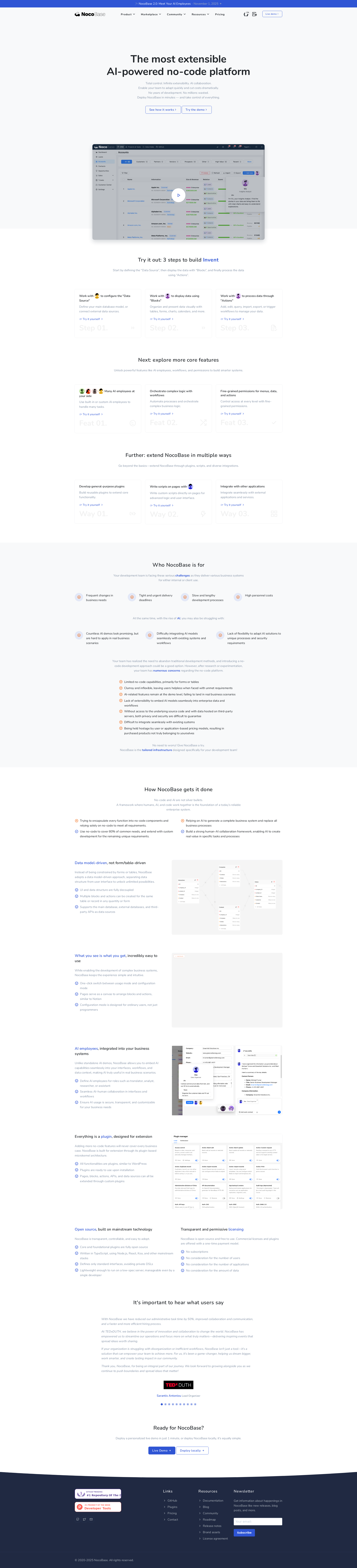 配图 - NocoBase 2.0:AI 驱动的无限可扩展无代码平台