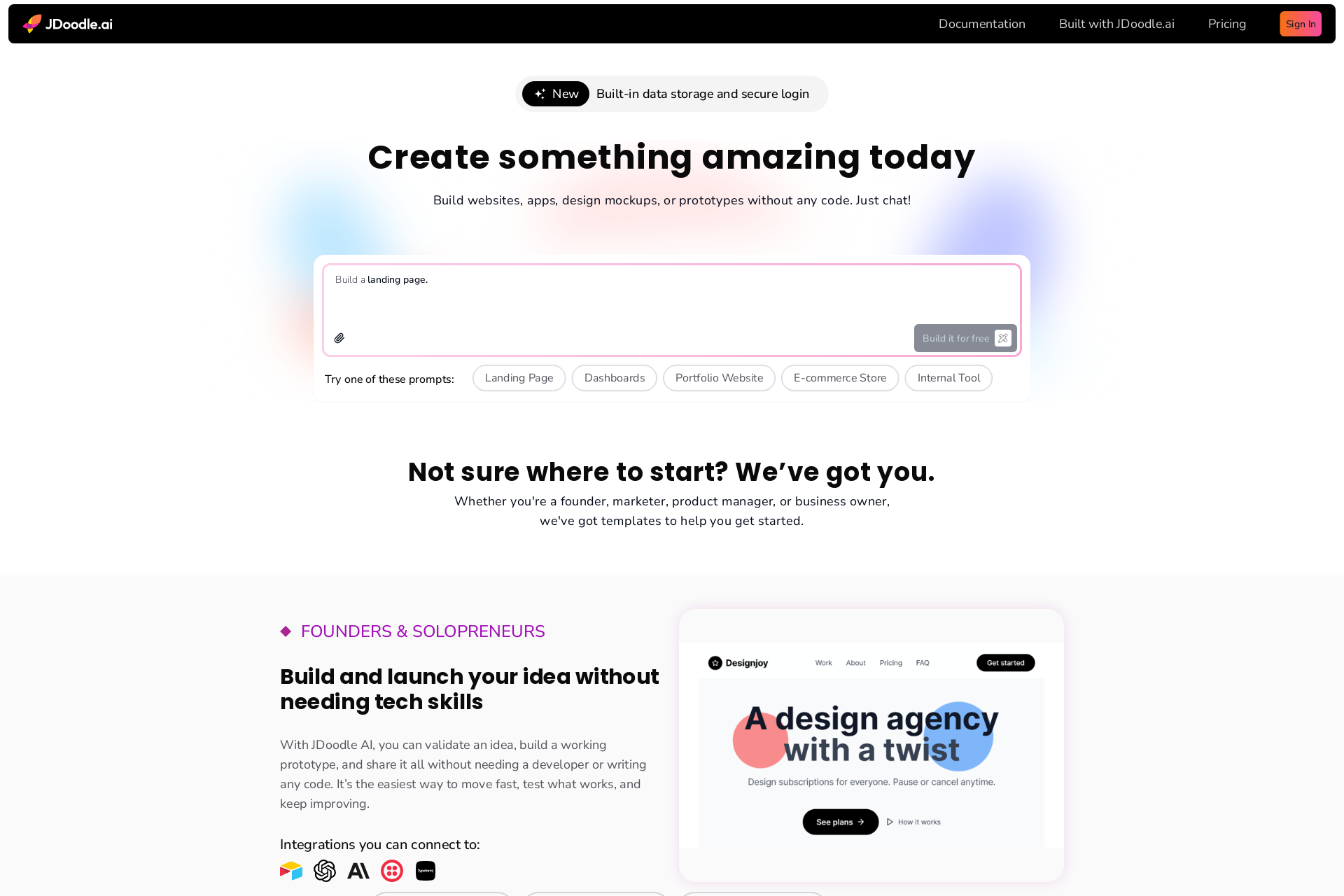 配图 - JDoodle.ai:AI驱动的零代码全栈应用构建平台