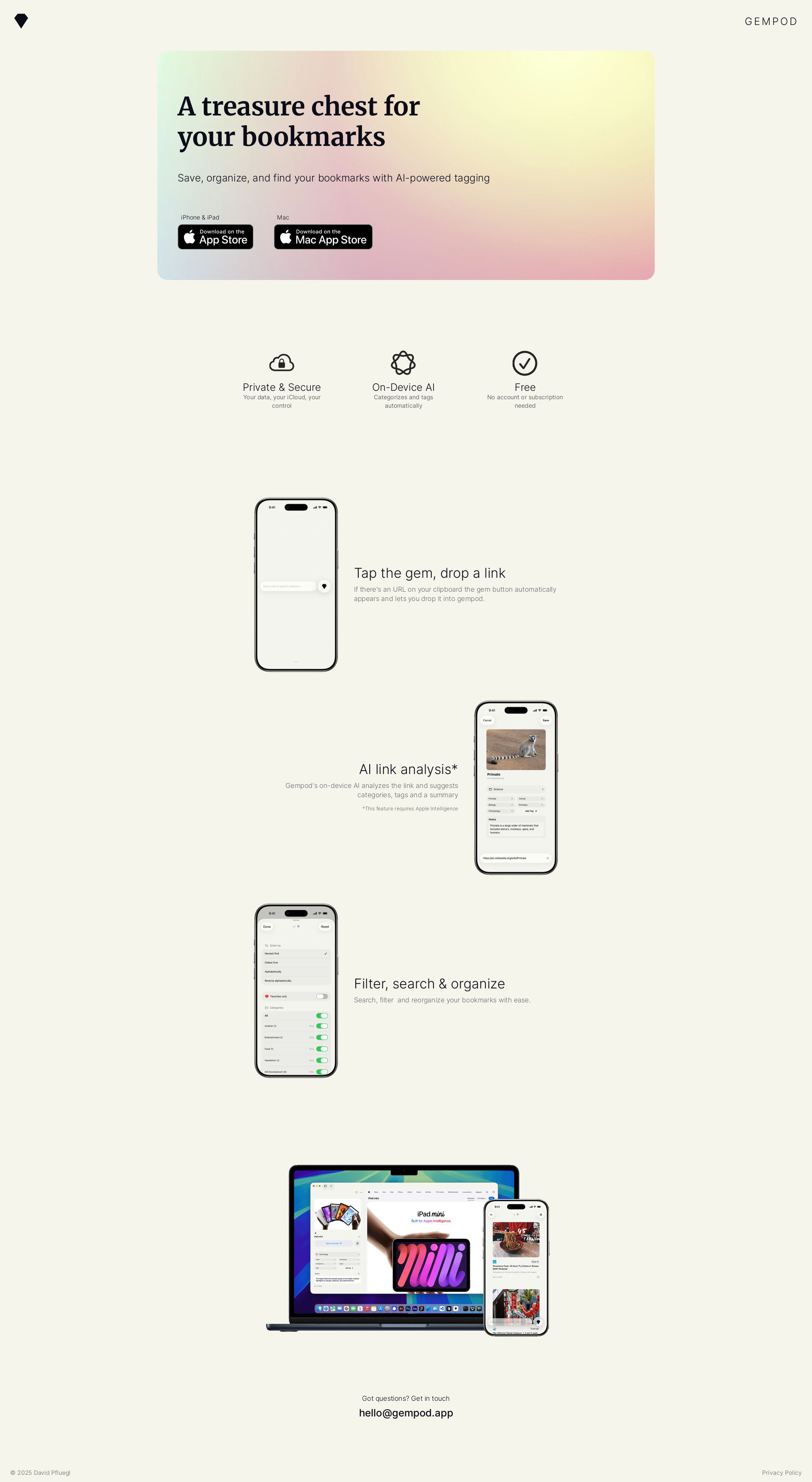 配图 - Gempod：你的 AI 书签宝藏盒
