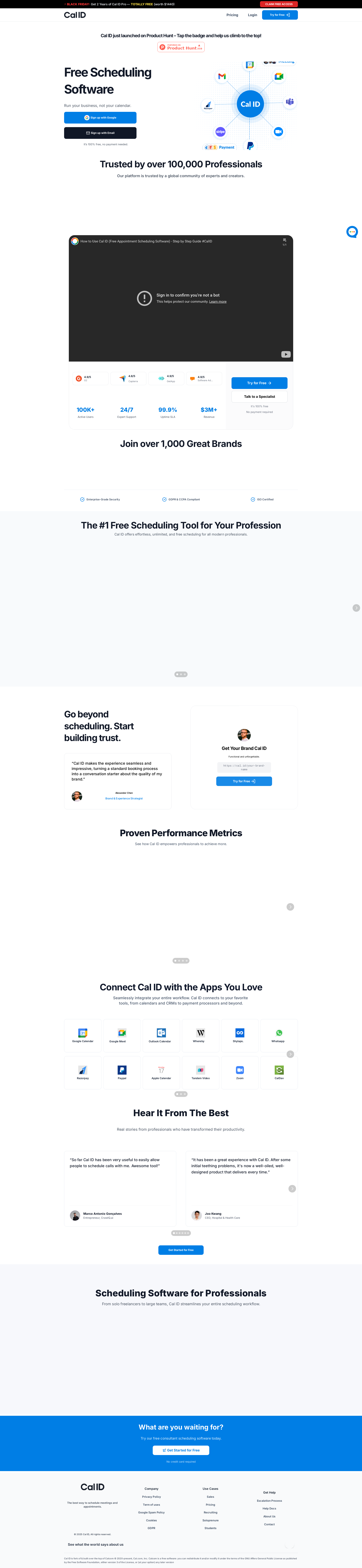 配图 - Cal ID：完全开源的免费会议预约与付费调度平台