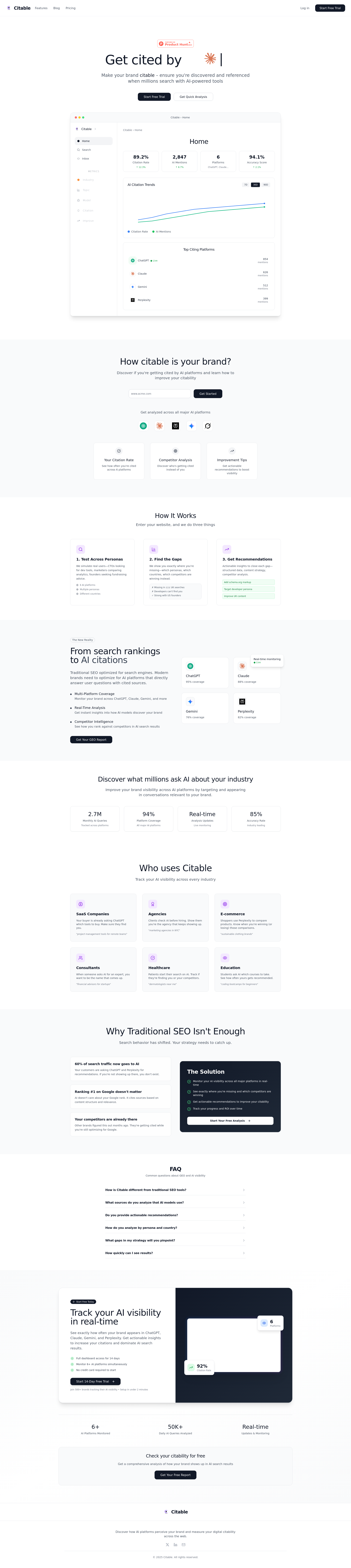 配图 - Citable：专业提升品牌在AI搜索中的引用可见度