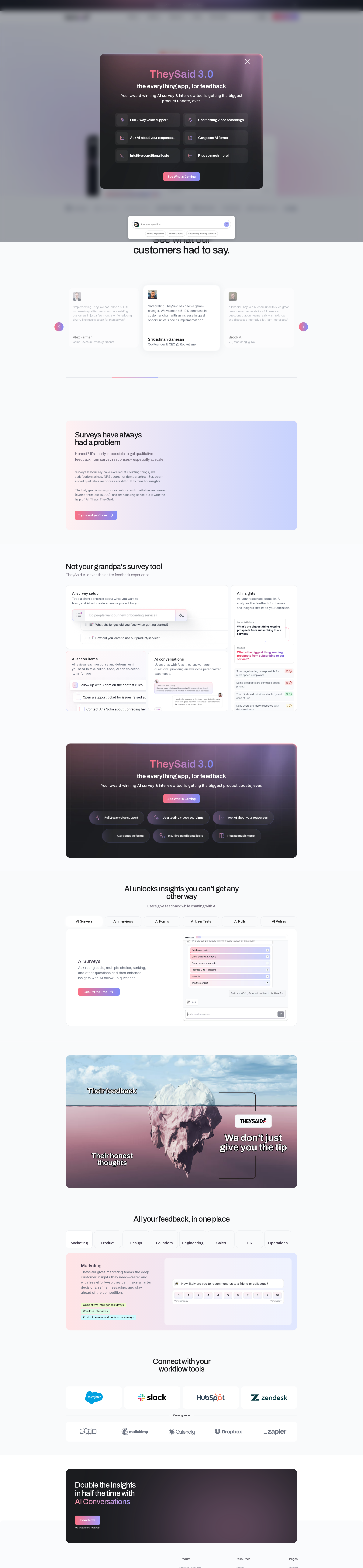 配图 - TheySaid 3.0：AI驱动的全方位反馈收集与分析平台
