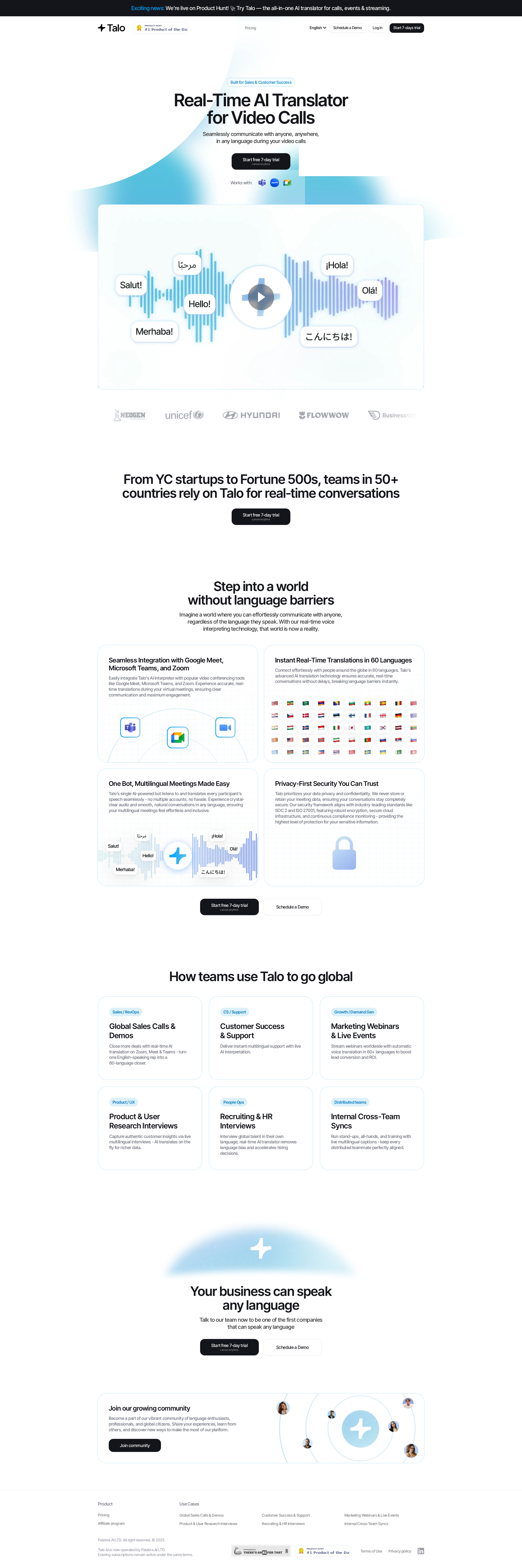配图 - Talo:全能AI翻译工具,支持60种语言实时会议翻译