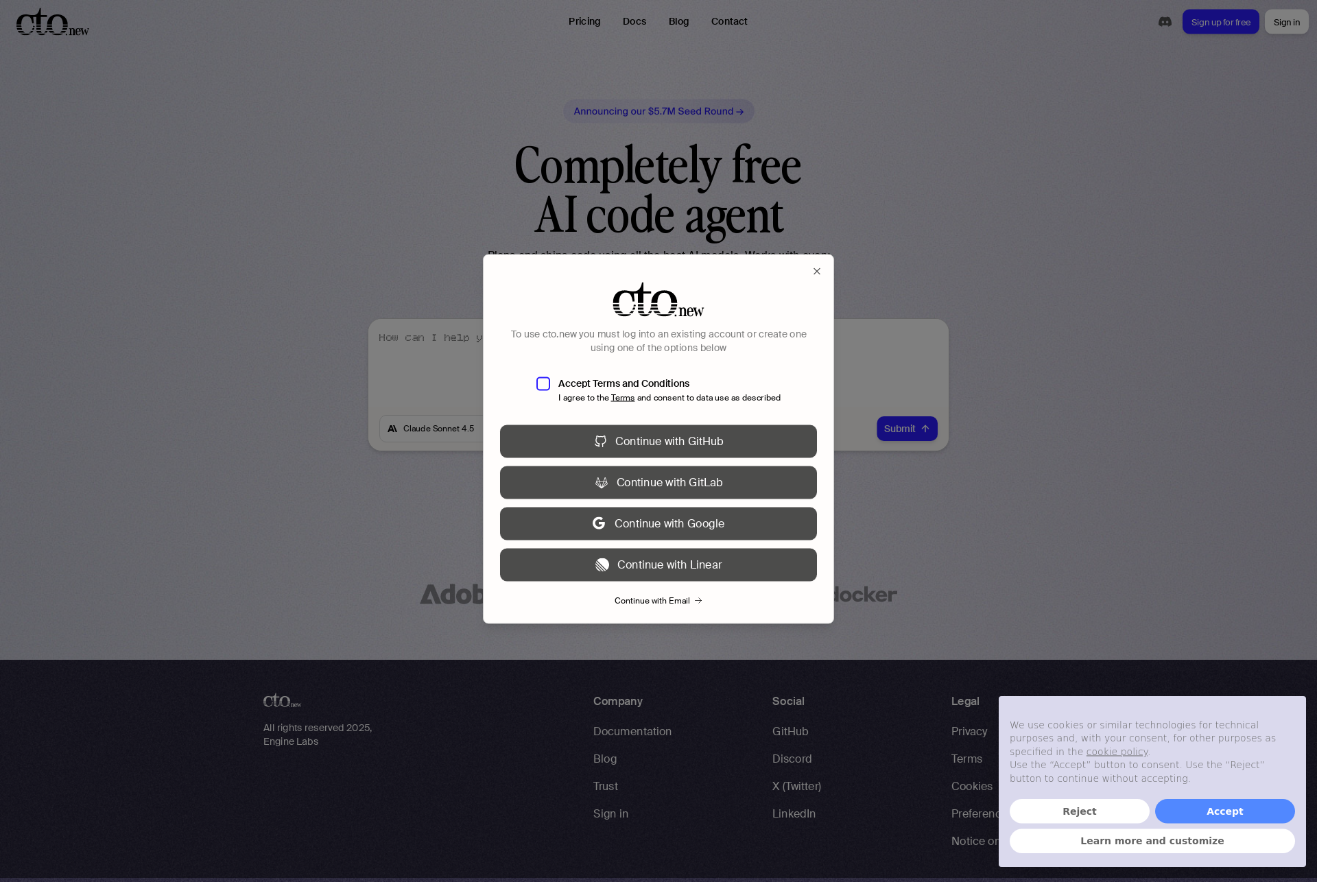 配图 - cto.new:完全免费的 AI 代码代理工具