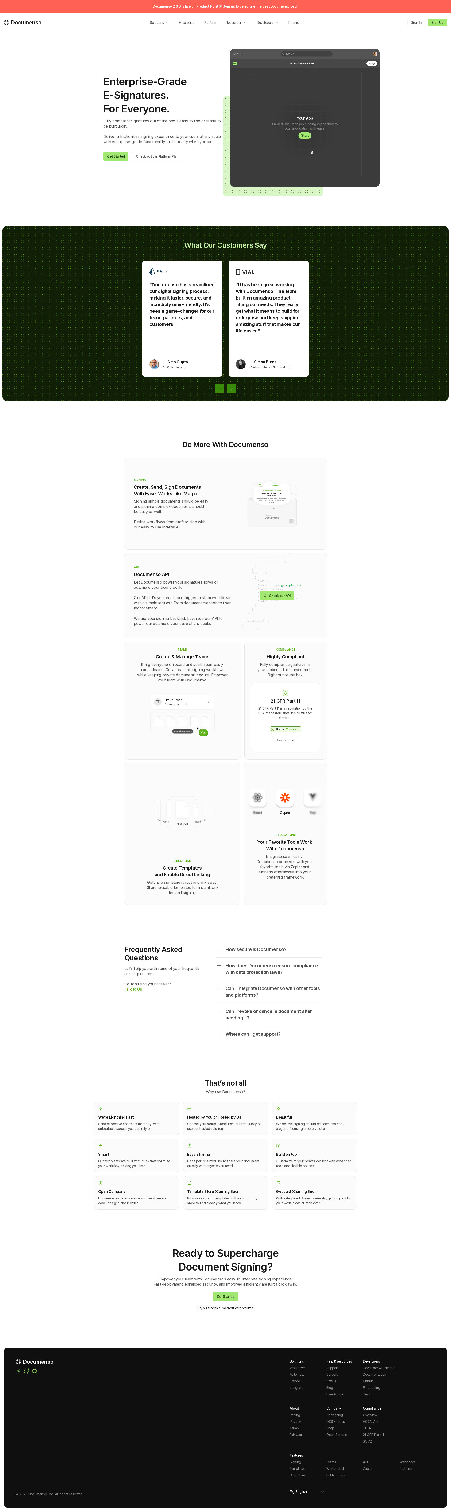 配图 - Documenso 2.0.0:企业级电子签名基础设施平台