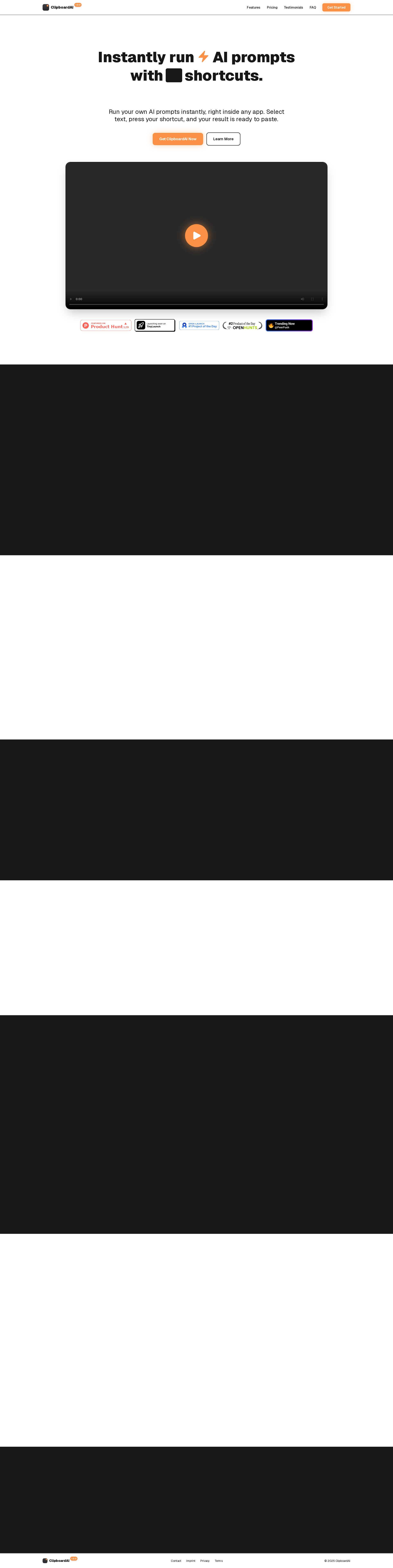 配图 - ClipboardAI:通过快捷键随处即时运行 AI 提示的工具