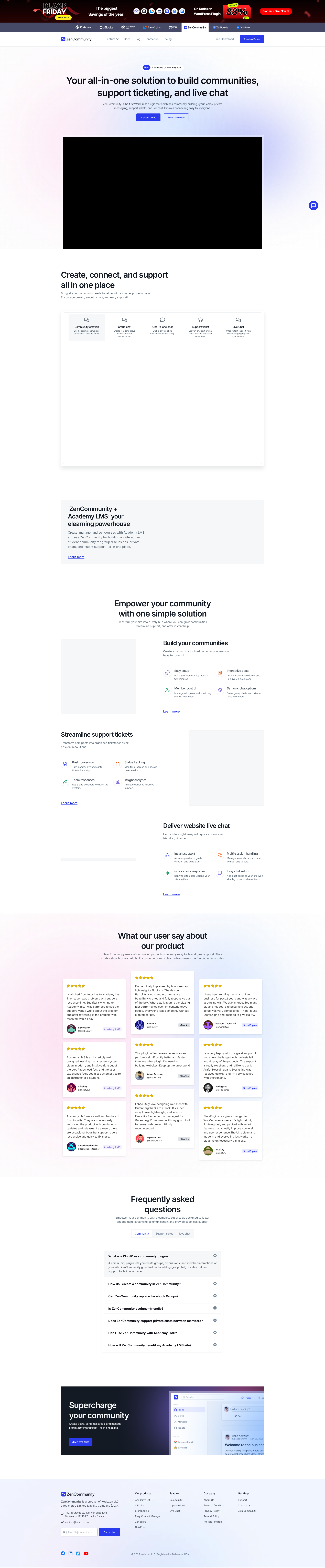 配图 - ZenCommunity:WordPress 全功能社区与实时聊天插件