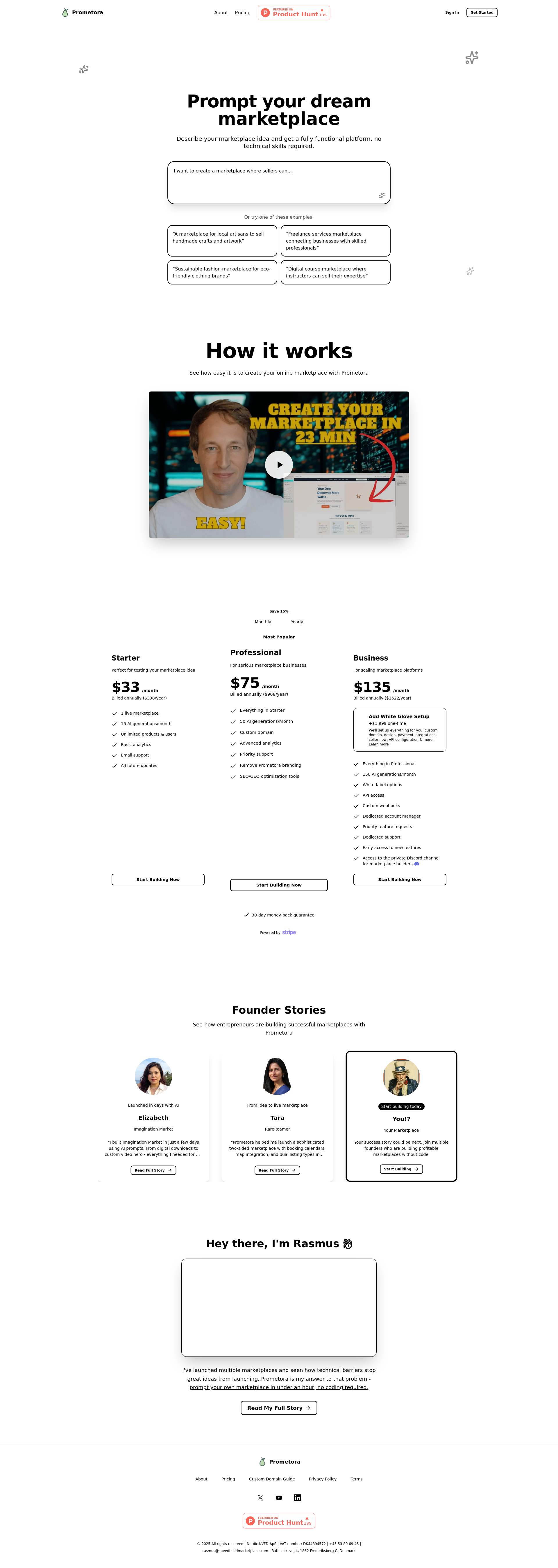 配图 - Prometora:用一句话提示创建完整在线市场平台