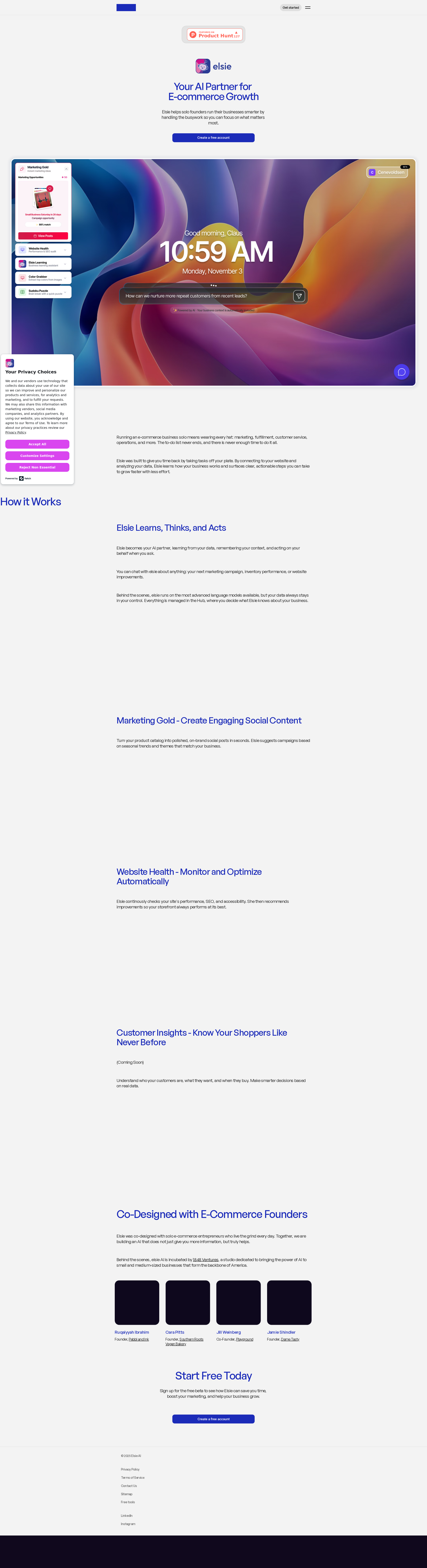 配图 - Elsie AI:独立电商创业者的智能运营伙伴