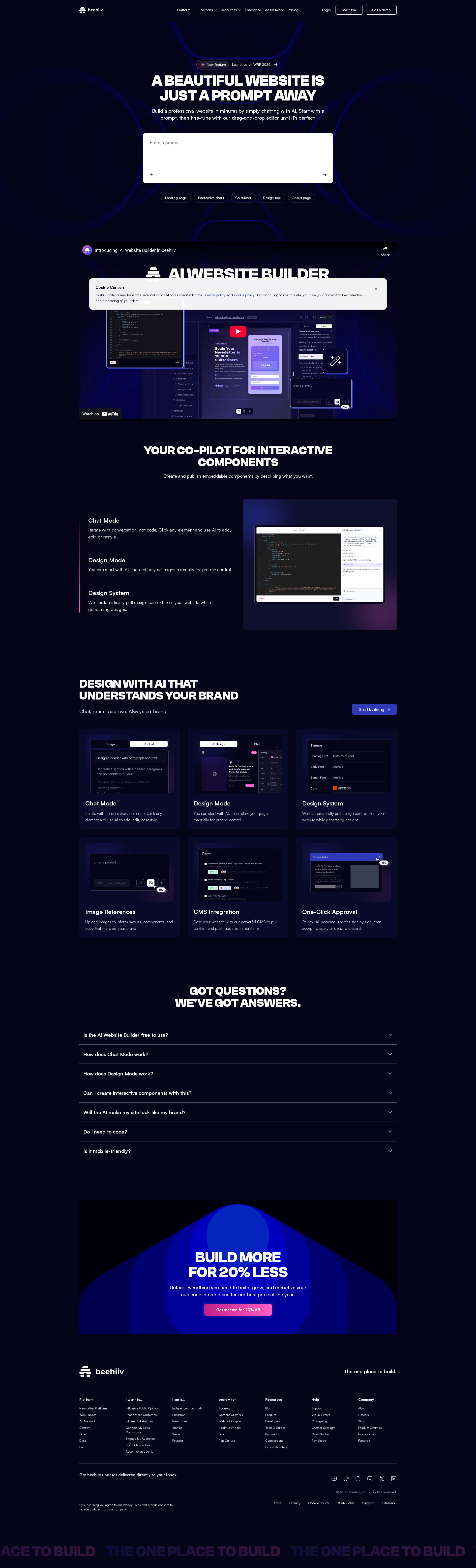 配图 - beehiiv AI 建站工具:用对话快速构建专业网站