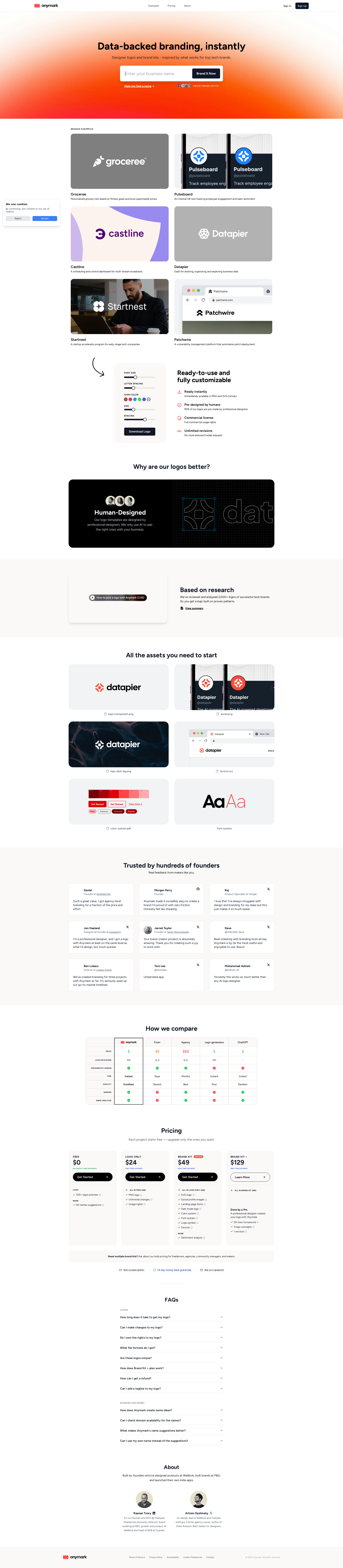 配图 - Anymark：数据驱动的一站式品牌标识生成工具