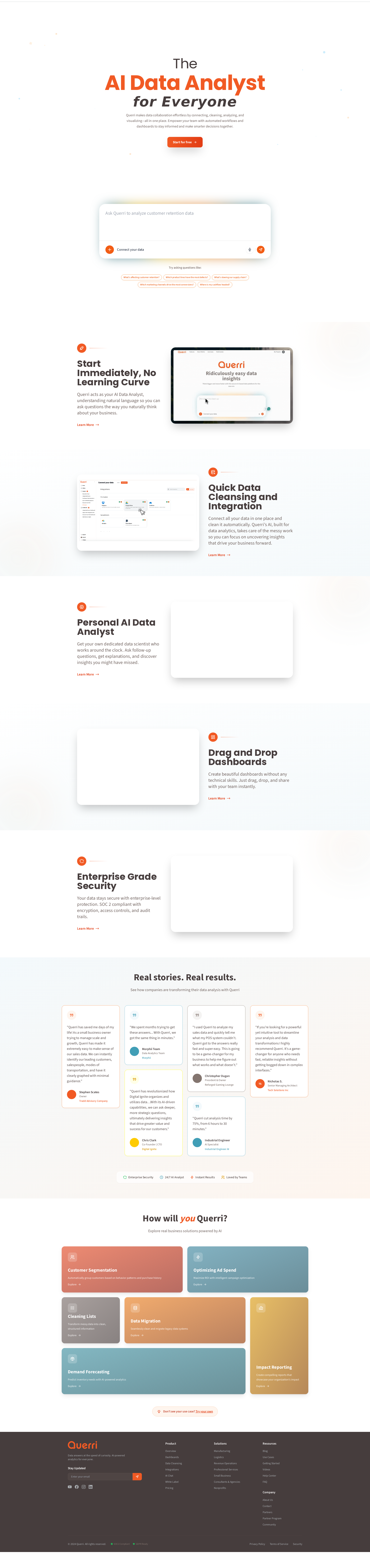 配图 - Querri 2.0：自然语言数据分析与即时可视化工具