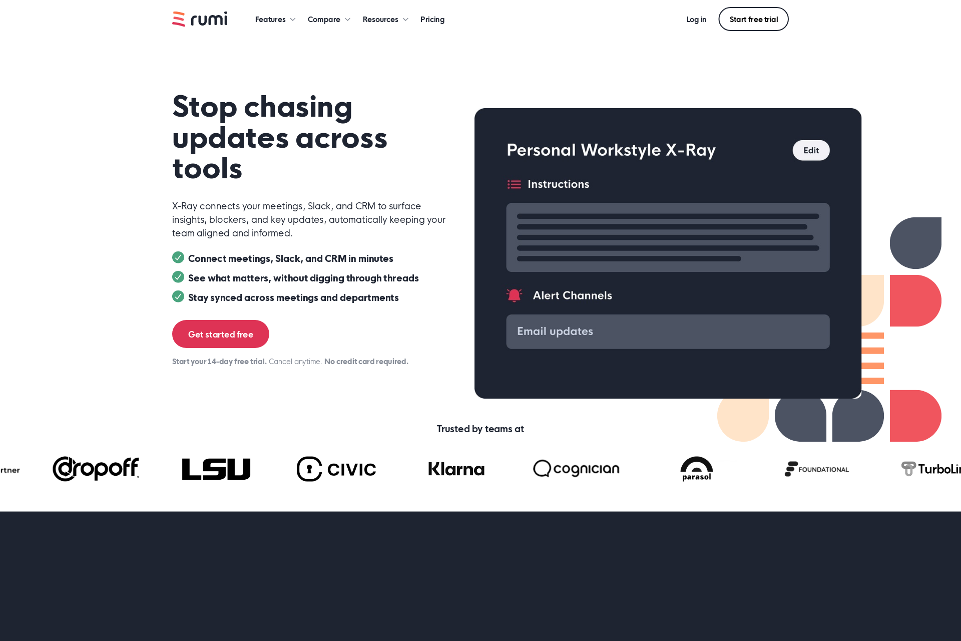 配图 - Rumi X-Ray:智能连接会议与工具的团队洞察平台