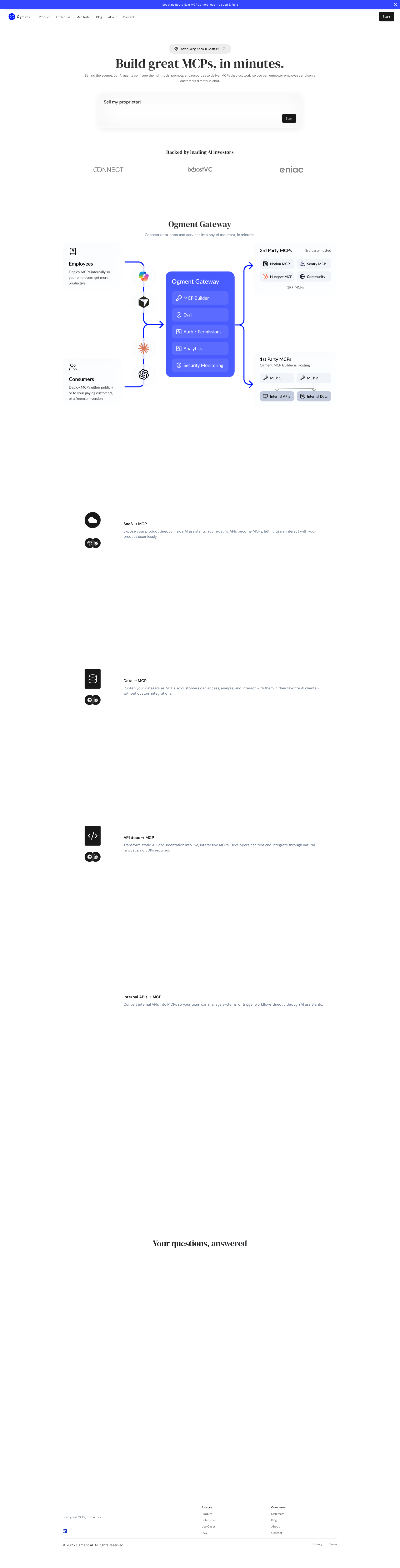 配图 - Ogment MCP-Builder：为 ChatGPT 与 Claude 快速构建生产级 MCP 的工具