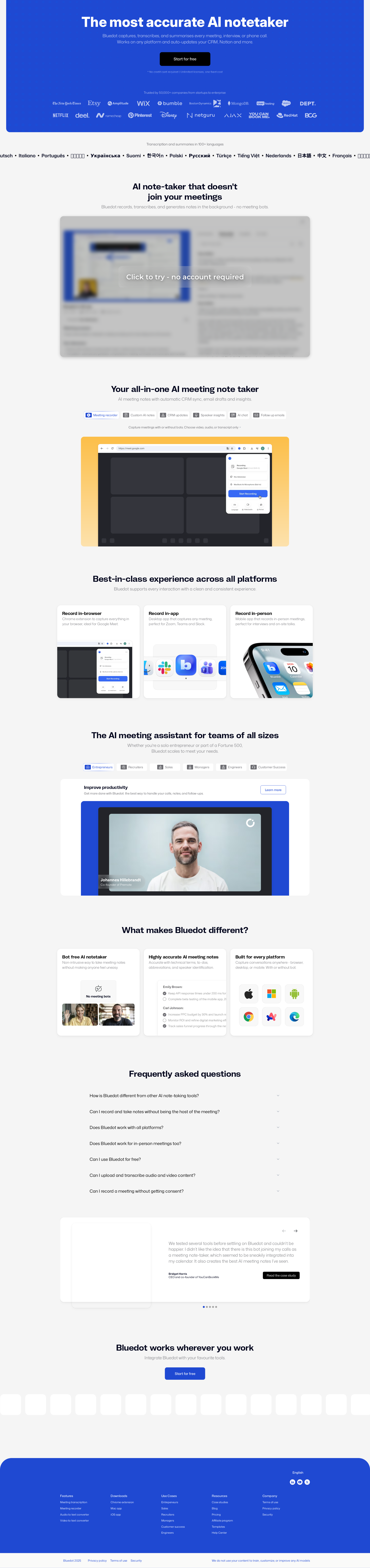 配图 - Bluedot 2.0：无机器人AI会议记录助手