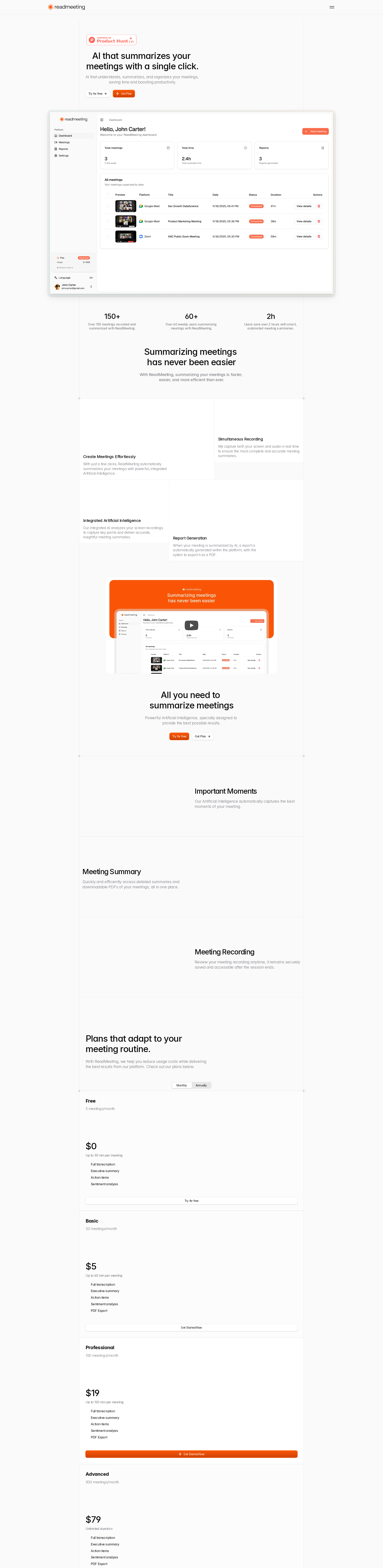 配图 - ReadMeeting:一键 AI 会议摘要工具,高效捕捉会议要点
