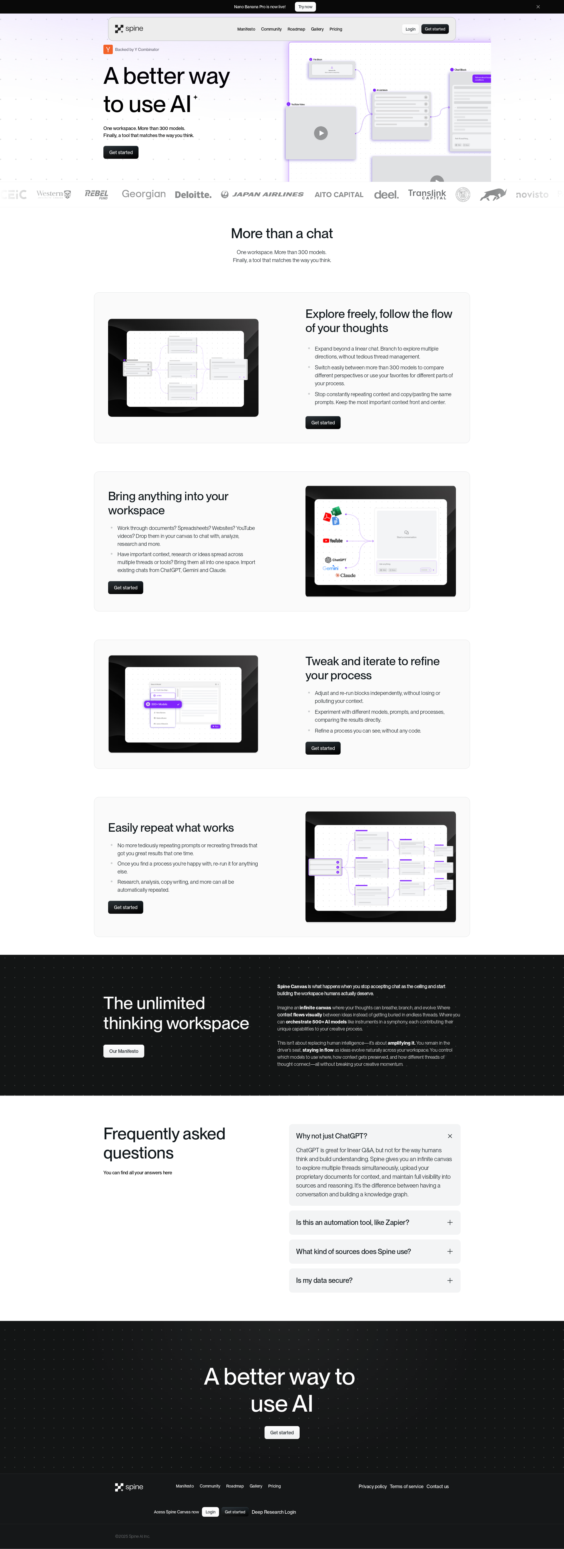 配图 - Spine Canvas：超越对话的 300+ AI 模型可视化协作平台